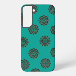 "Crimson Scrolls – Brute Elegantie" Samsung Galaxy Hoesje