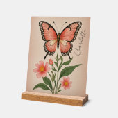 Crimson Serenade gepersonaliseerd Acryl Bord (Hoek)