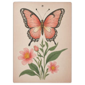 Crimson Serenade gepersonaliseerd Klembord (Achterkant)