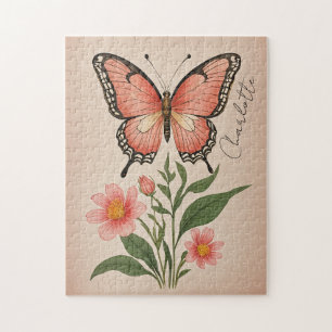 Crimson Serenade gepersonaliseerd Legpuzzel