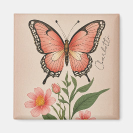 Crimson Serenade gepersonaliseerd Magneet