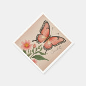 Crimson Serenade gepersonaliseerd Servet (Hoek)