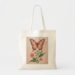 Crimson Serenade gepersonaliseerd Tote Bag