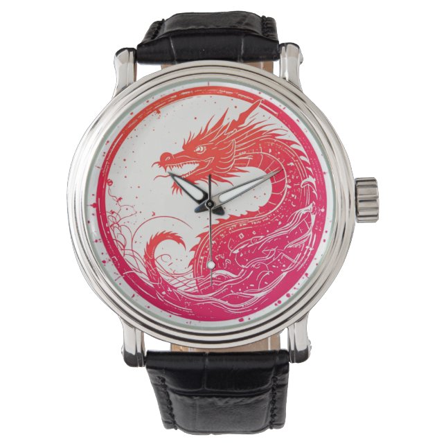 Crimson Serpent Embleem Horloge (Voorkant)