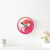 Crimson Serpent Embleem Ronde Klok (Huis)