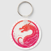 Crimson Serpent Embleem Sleutelhanger (Voorkant)