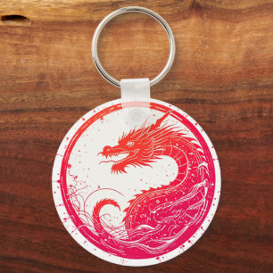Crimson Serpent Embleem Sleutelhanger