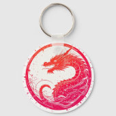 Crimson Serpent Embleem Sleutelhanger (Achterkant)