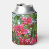 Crimson Shadows Red Daylilies Blikjeskoeler (Blikje Voorkant)