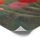 Crimson Shore - Pastel Painting Style Art Poster (Hoek)