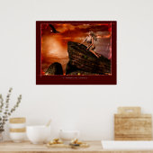 Crimson Skies Poster (Keuken)