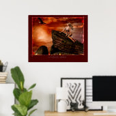 Crimson Skies Poster (Thuiskantoor)