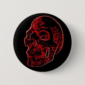 Crimson Skull Button