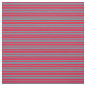 Crimson & Slate Grey Lines/Stripes Pattern Stof (Swatch)