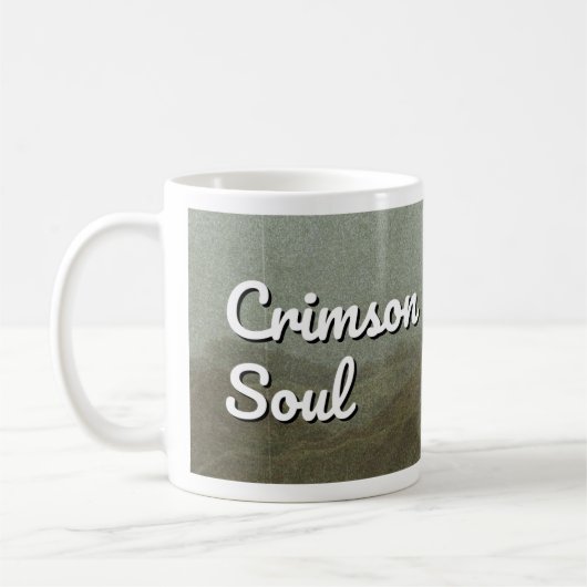 Crimson Soul – Red Umbrella Mug for Anime Lovers Koffiemok (Links)