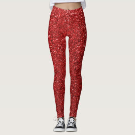 Crimson Sparkle Legging