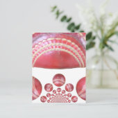 Crimson Spin - Een prachtige rode cricketbal Arti Briefkaart (Staand voorkant)