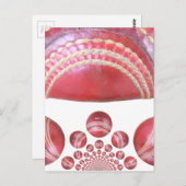 Crimson Spin - Een prachtige rode cricketbal Arti Briefkaart (Voorkant / Achterkant)