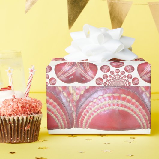 Crimson Spin - Een prachtige rode cricketbal Arti Cadeaupapier (Verjaardagsfeest)