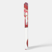 Crimson Spin - Een prachtige rode cricketbal Arti Case-Mate iPhone Case (Achterkant / Links)