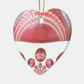 Crimson Spin - Een prachtige rode cricketbal Arti Keramisch Ornament (Links)