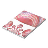 Crimson Spin - Een prachtige rode cricketbal Arti Notitieblok (Linkerzijde)