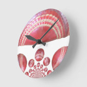 Crimson Spin - Een prachtige rode cricketbal Arti Ronde Klok (Hoek)