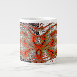 Crimson Spiralcore Jumbo Mug Grote Koffiekop