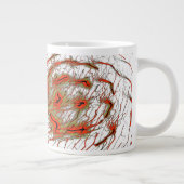 Crimson Spiralcore Jumbo Mug Grote Koffiekop (Rechts)