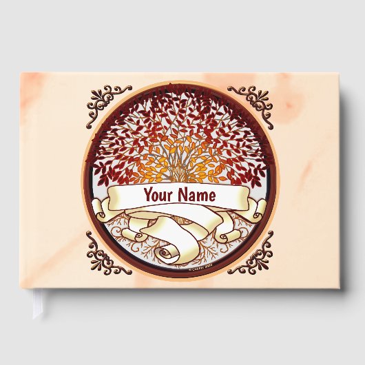 Crimson stamboom achternaam gastenboek (Voorkant)