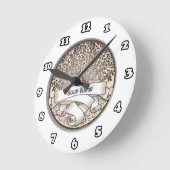 Crimson stamboom achternaam ronde klok (Hoek)