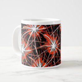 Crimson Starburst Jumbo Mug Grote Koffiekop