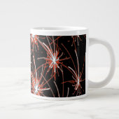 Crimson Starburst Jumbo Mug Grote Koffiekop (Rechts)