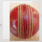 Crimson Stitch Focus: Close-up van het hart van Cr (Voorkant / Achterkant)