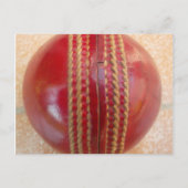 Crimson Stitch Focus: Close-up van het hart van Cr Briefkaart (Voorkant)