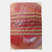 Crimson Stitch Focus: Close-up van het hart van Cr Theedoek (Verticaal)