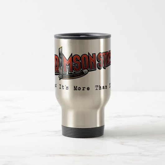 Crimson Streets Logo Travel Mug Reisbeker (Center)