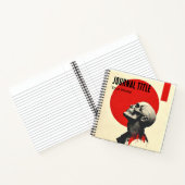 Crimson Sun Skull Journal — Aangepaste naam & tite Notitieboek (Binnen)