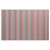 Crimson, Tan, Aqua en Dark Red Stripes Pattern Stof (Yard (91,4 cm))