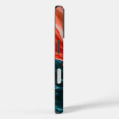 Crimson Tide Abstract Case-Mate iPhone Case (Achterkant / Rechts)