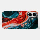 Crimson Tide Abstract Case-Mate iPhone Case (Achterkant (horizontaal))