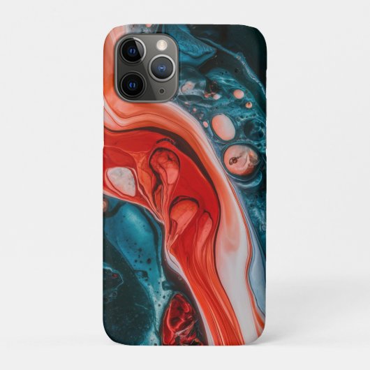 Crimson Tide Abstract Case-Mate iPhone Case (Achterkant)