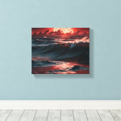 Crimson Tide Canvas Afdruk (Insitu (Houten vloer))