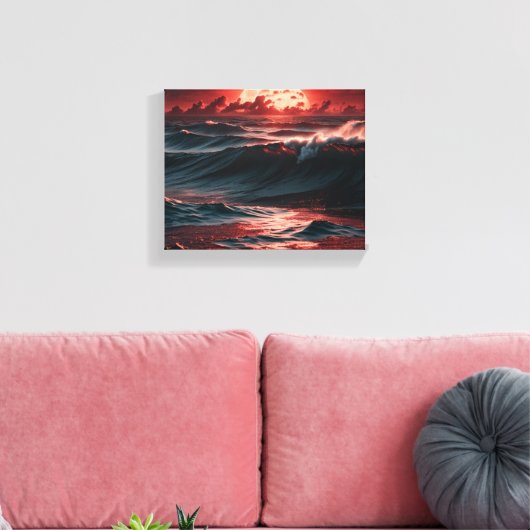 Crimson Tide Canvas Afdruk (Insitu (Woonkamer))