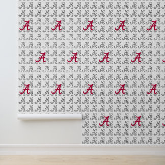 Crimson Tide Houndstooth Behang