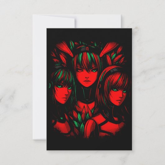 Crimson Trinity Bedankkaart (Voorkant)