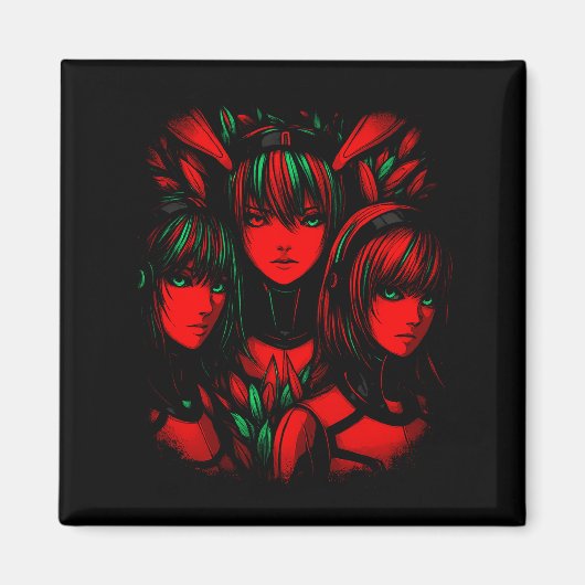 Crimson Trinity Magneet (Voorkant)