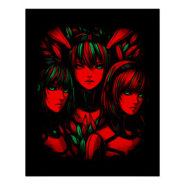 Crimson Trinity Perfect Poster