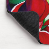 Crimson tropical Singapore Orchids flower art Muismat (Hoek)