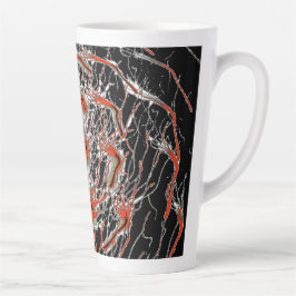 Crimson Veinflow Latte Mug Mok